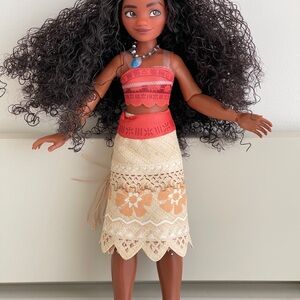 Disney Moana Doll with Red and Cream Outfit